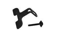 Black silhouette of angle bracket adapter showing adjustable mechanism and attachment points