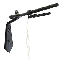 Black silhouette of large European skull mount bracket showing heavy duty steel construction for big game