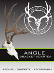 Angle Dead On Display Bracket Adapter- European Skull Hanger mounting system