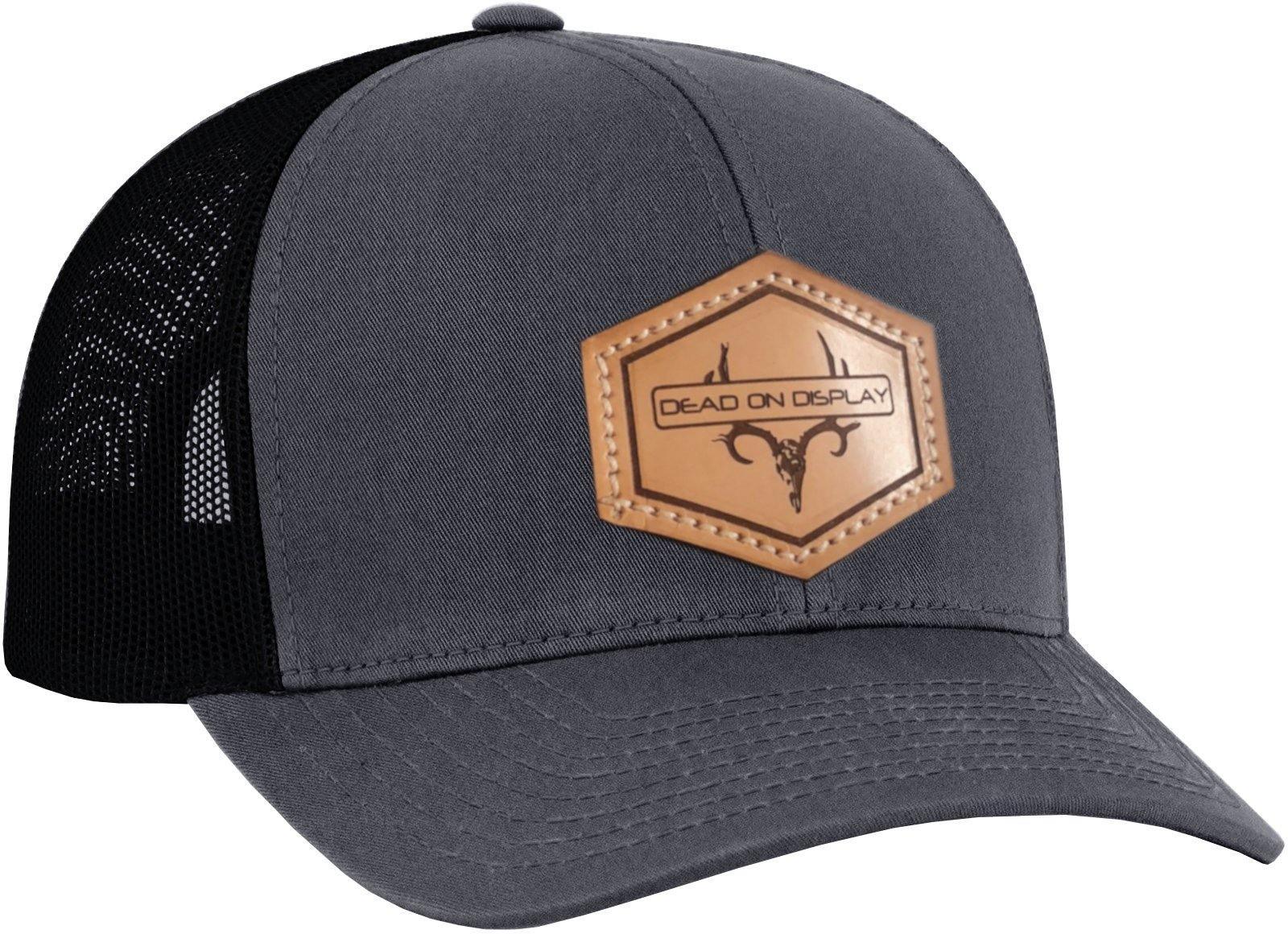 Dead On Display Leather Patch Logo Hat