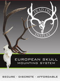 Large Dead on Display European Skull Hanger Mount System, Elk skull hanger, Euro Moose hanger, Elk European Mount