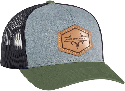 DEAD ON DISPLAY LOGO LEATHER PATCH HAT